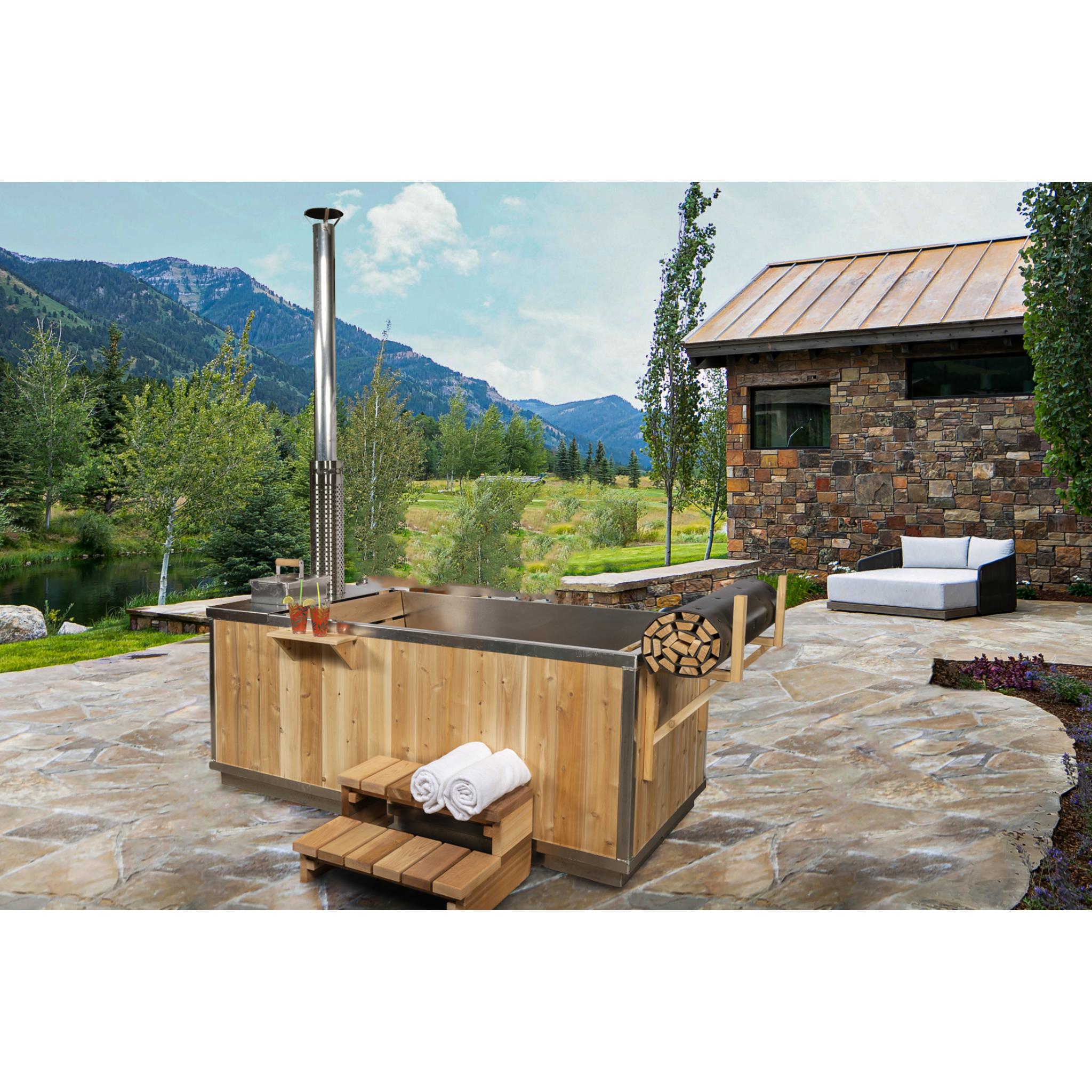 Canadian Timber The Starlight Wood Burning Hot Tub