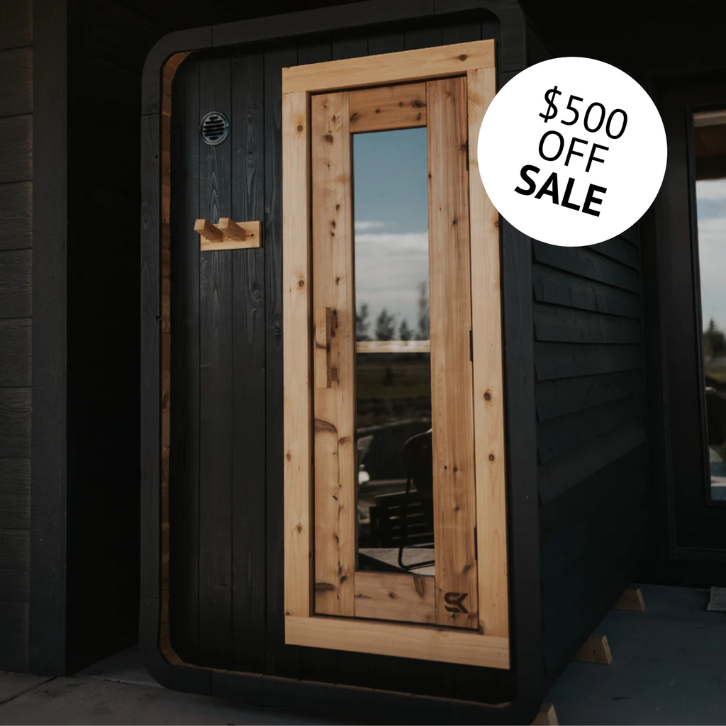 Sweat Kingdom Sweat Pod Blackout Edition 2-4 person outdoor sauna