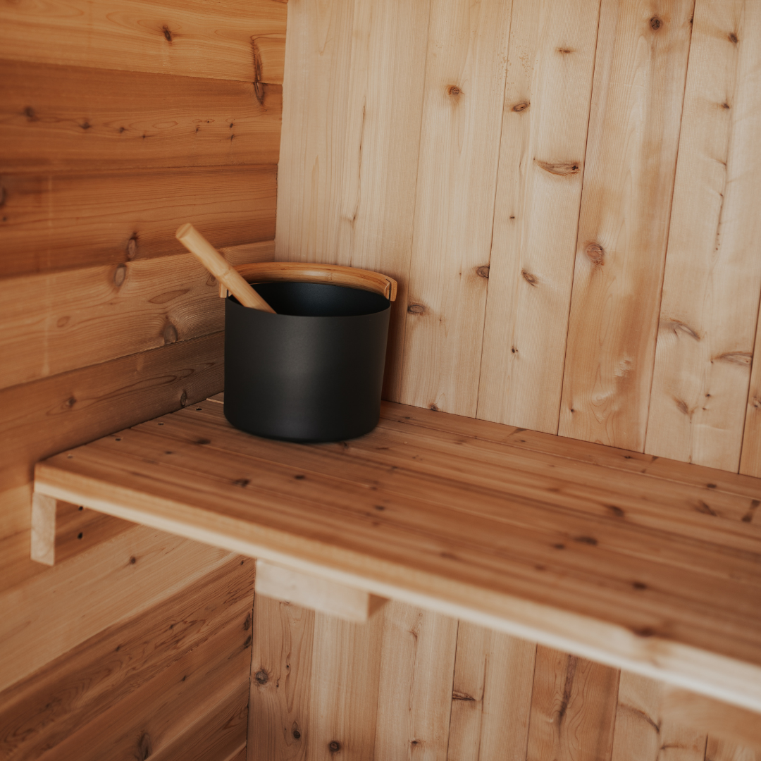 Sweat Kingdom Sweat Pod Blackout Edition sauna window view