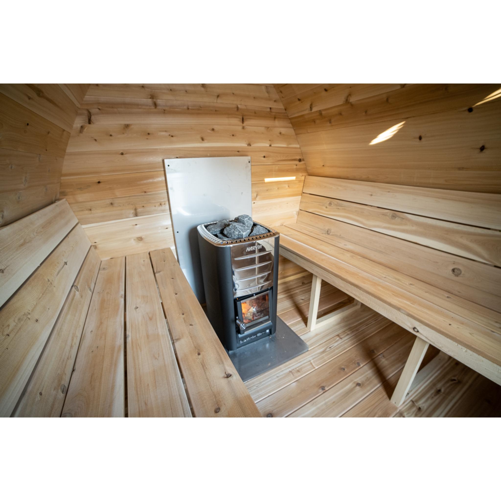 Canadian Timber MiniPOD Sauna - Wood Burning
