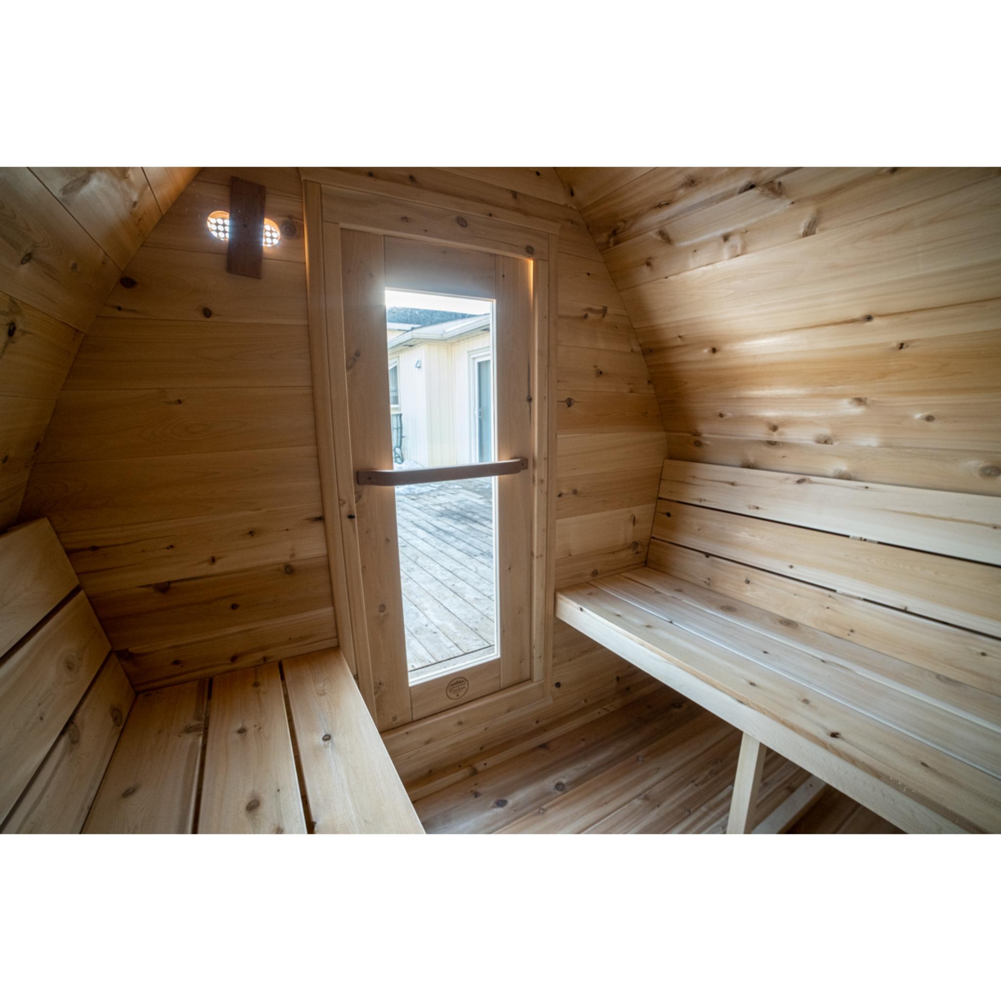 Canadian Timber MiniPOD Sauna - Wood Burning