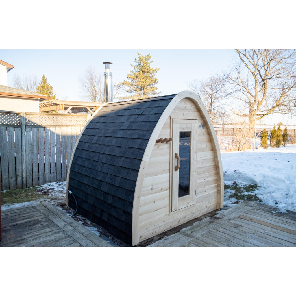 Canadian Timber MiniPOD Sauna - Wood Burning