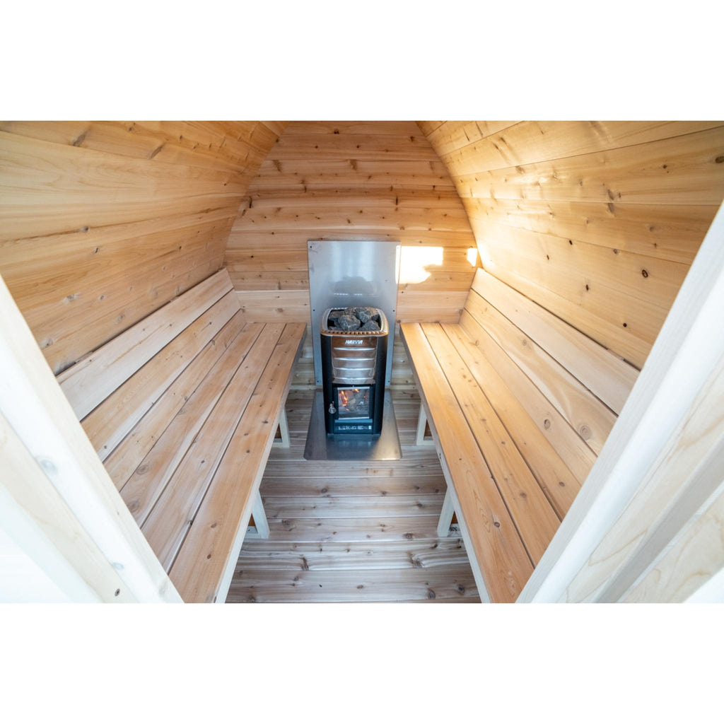 Canadian Timber MiniPOD Sauna - Wood Burning
