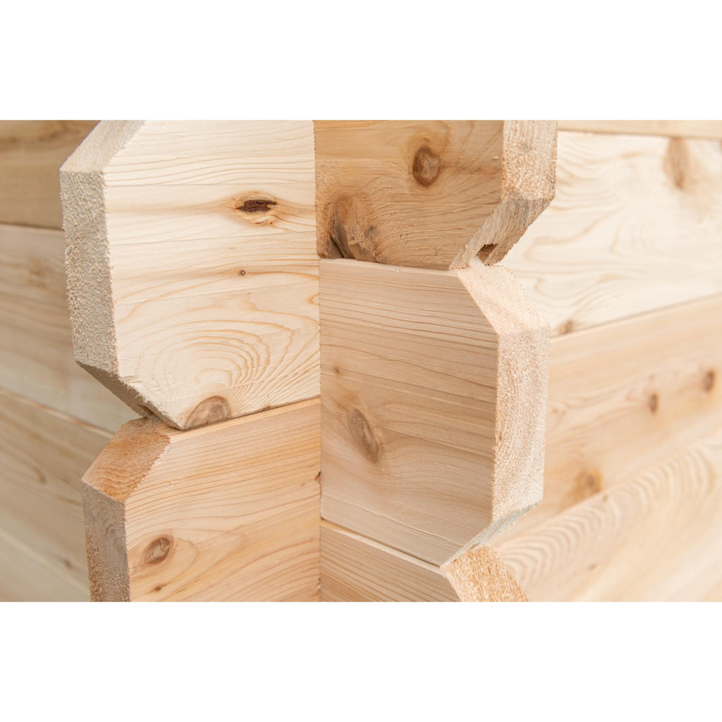 Canadian Timber Georgian Cabin Sauna - Wood Burning