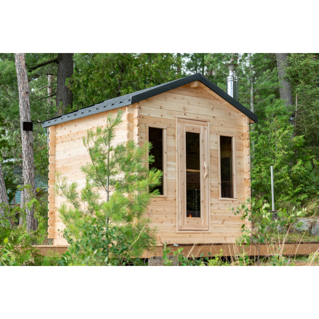 Canadian Timber Georgian Cabin Sauna - Wood Burning