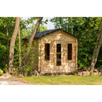 Canadian Timber Georgian Cabin Sauna w/ Change Room - Wood Burning