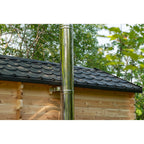 Canadian Timber Georgian Cabin Sauna w/ Change Room - Wood Burning