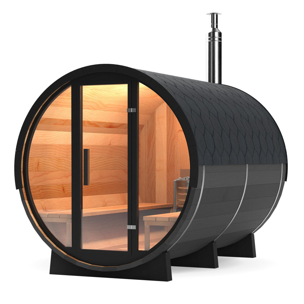 Calore Cedar Barrel Mini Sauna