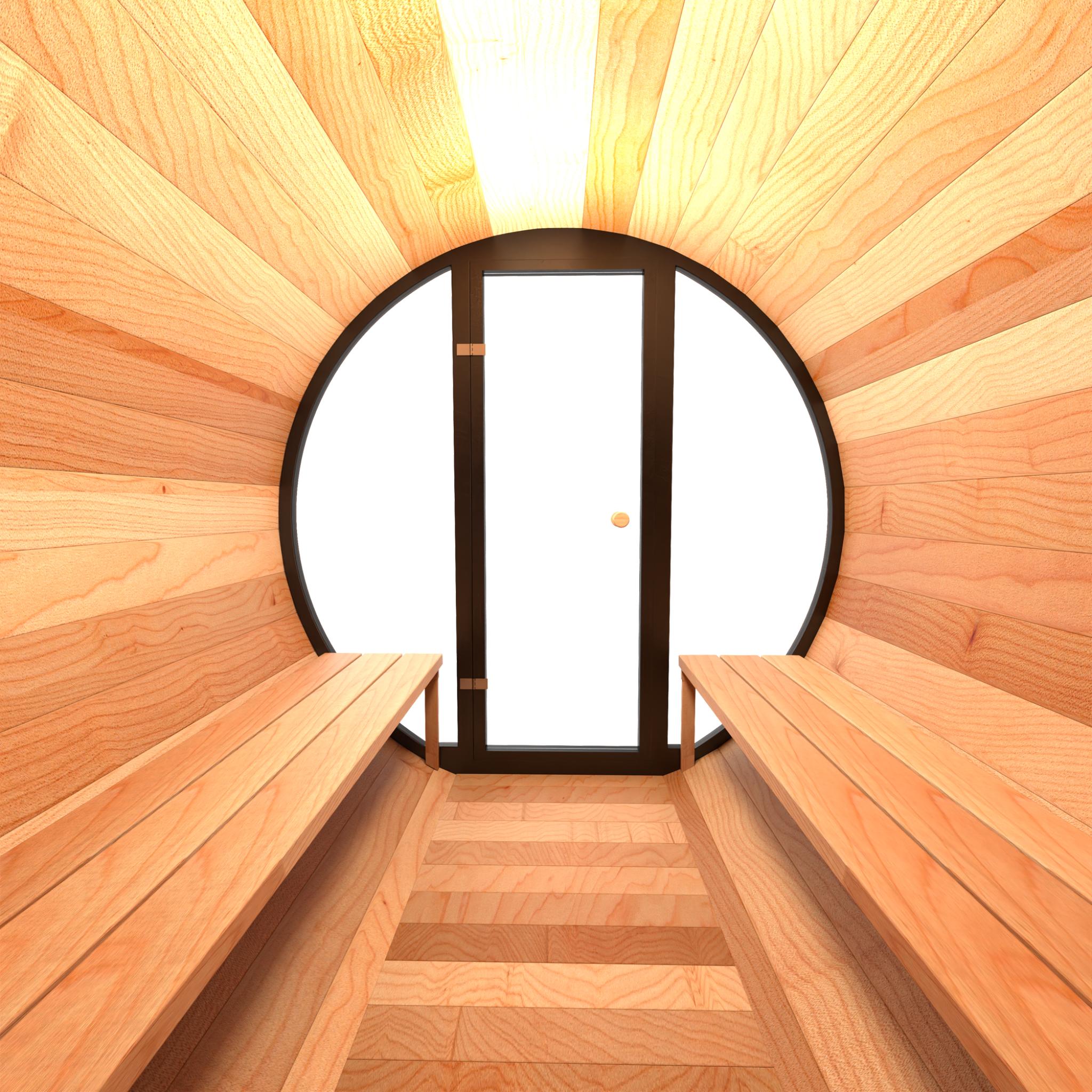 Calore Cedar Barrel Mini Sauna