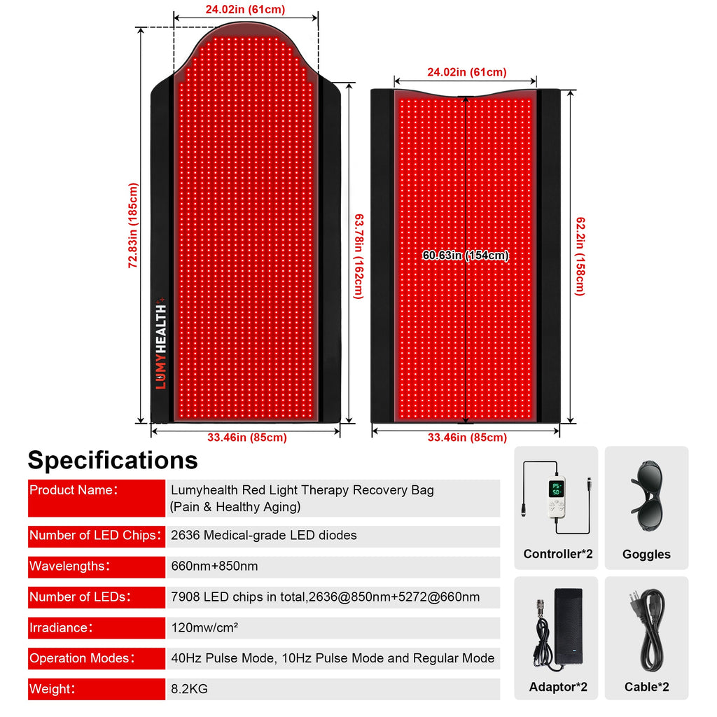 LUMYHEALTH Full Body Red Light Therapy Bag